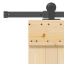 Puerta corredera con herrajes madera maciza de pino 70x210 cm von , Türen - Ref: Foro24-3332766, Preis: 170,16 €, Rabatt: %