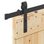 Puerta corredera con herrajes madera maciza de pino 90x210 cm by , Doors - Ref: Foro24-3332661, Price: 186,03 €, Discount: %