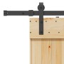 Puerta corredera con herrajes madera maciza de pino 100x210 cm de , Puertas - Ref: Foro24-3332663, Precio: 222,33 €, Descuent...