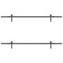 Kit de herrajes para puertas correderas acero negro 213,5 cm von , Türartikel - Ref: Foro24-3295720, Preis: 130,84 €, Rabatt: %