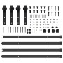 Kit de herrajes para puertas correderas acero negro 213,5 cm von , Türartikel - Ref: Foro24-3295720, Preis: 130,84 €, Rabatt: %