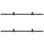 Kit de herrajes para puertas correderas acero negro 183 cm von , Türartikel - Ref: Foro24-3295729, Preis: 125,80 €, Rabatt: %