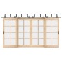 Kit de herrajes para puertas correderas acero negro 427 cm by , Door items - Ref: Foro24-3295748, Price: 247,66 €, Discount: %