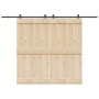 Kit de herrajes para puertas correderas acero negro 305 cm by , Door items - Ref: Foro24-3295783, Price: 105,51 €, Discount: %