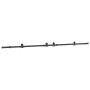 Kit de herrajes para puertas correderas acero negro 305 cm by , Door items - Ref: Foro24-3295783, Price: 105,51 €, Discount: %