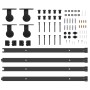 Kit de herrajes para puertas correderas acero negro 305 cm by , Door items - Ref: Foro24-3295783, Price: 105,51 €, Discount: %