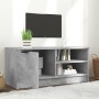 TV-Schrank aus betongrauem Sperrholz, 80 x 35 x 36,5 cm von vidaXL, TV-Möbel - Ref: Foro24-811474, Preis: 47,35 €, Rabatt: %