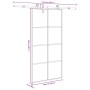 Puerta corredera set herrajes vidrio ESG aluminio 102,5x205 cm von , Türen für zu Hause - Ref: Foro24-3332904, Preis: 287,21 ...