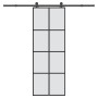 Puerta corredera con set herrajes vidrio ESG aluminio 76x205 cm von , Türen für zu Hause - Ref: Foro24-3332888, Preis: 247,82...