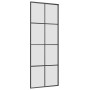 Puerta corredera con set herrajes vidrio ESG aluminio 76x205 cm von , Türen für zu Hause - Ref: Foro24-3332888, Preis: 247,82...