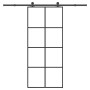 Puerta corredera con set herrajes vidrio ESG aluminio 90x205 cm von , Türen für zu Hause - Ref: Foro24-3332895, Preis: 285,94...