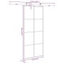 Puerta corredera con set herrajes vidrio ESG aluminio 90x205 cm von , Türen für zu Hause - Ref: Foro24-3332895, Preis: 285,94...