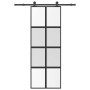 Puerta corredera set herrajes vidrio templado aluminio 76x205cm | Foro24.es | Tu tienda online para hogar, jardín y más Foro24.es