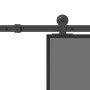 Puerta corredera set herrajes vidrio templado aluminio 76x205cm von , Türen für zu Hause - Ref: Foro24-3332986, Preis: 235,93...