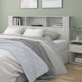 Concrete gray headboard furniture 200x18.5x104.5 cm by vidaXL, Headboards and footboards - Ref: Foro24-811956, Price: 84,68 €...