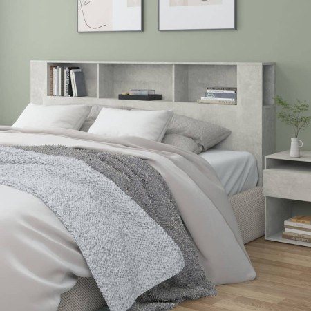 Betongraues Kopfteilmöbel 200x18,5x104,5 cm von vidaXL, Kopf- und Fußteile - Ref: Foro24-811956, Preis: 87,34 €, Rabatt: %