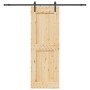 Puerta corredera con herrajes madera maciza de pino 80x210 cm von , Türen - Ref: Foro24-3332707, Preis: 192,28 €, Rabatt: %