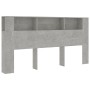 Betongraues Kopfteilmöbel 200x18,5x104,5 cm von vidaXL, Kopf- und Fußteile - Ref: Foro24-811956, Preis: 87,34 €, Rabatt: %
