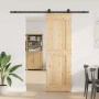 Puerta corredera con herrajes madera maciza de pino 70x210 cm by , Doors - Ref: Foro24-3332718, Price: 169,27 €, Discount: %