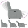 Sillón reclinable de tela gris claro | Foro24.es | Tu tienda online para hogar, jardín y más Foro24.es