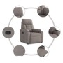 Sillón reclinable de tela gris taupe | Foro24.es | Tu tienda online para hogar, jardín y más Foro24.es