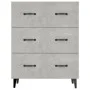 Concrete gray engineered wood sideboard 69.5x34x90 cm by vidaXL, Sideboards - Ref: Foro24-812163, Price: 83,30 €, Discount: %