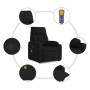 Sillón reclinable de masaje de tela negro | Foro24.es | Tu tienda online para hogar, jardín y más Foro24.es