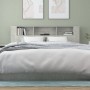 Concrete gray headboard furniture 200x18.5x104.5 cm by vidaXL, Headboards and footboards - Ref: Foro24-811956, Price: 87,34 €...