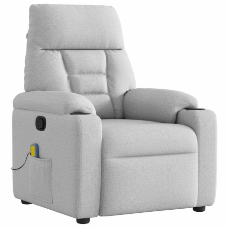 Sillón de masaje reclinable de tela gris nube | Foro24.es | Tu tienda online para hogar, jardín y más Foro24.es