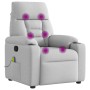 Sillón de masaje reclinable de tela gris nube | Foro24.es | Tu tienda online para hogar, jardín y más Foro24.es