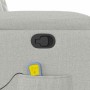 Sillón de masaje reclinable de tela gris nube | Foro24.es | Tu tienda online para hogar, jardín y más Foro24.es