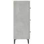 Concrete gray engineered wood sideboard 69.5x34x90 cm by vidaXL, Sideboards - Ref: Foro24-812163, Price: 83,30 €, Discount: %