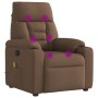 Sillón reclinable con masaje de tela marrón | Foro24.es | Tu tienda online para hogar, jardín y más Foro24.es