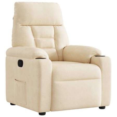Sillón reclinable tela de microfibra beige | Foro24.es | Tu tienda online para hogar, jardín y más Foro24.es
