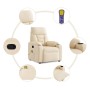 Sillón reclinable de masaje tela de microfibra beige | Foro24.es | Tu tienda online para hogar, jardín y más Foro24.es