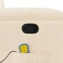 Sillón reclinable de masaje tela de microfibra beige | Foro24.es | Tu tienda online para hogar, jardín y más Foro24.es