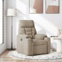 Sillón reclinable tela de microfibra gris taupe | Foro24.es | Tu tienda online para hogar, jardín y más Foro24.es