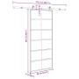 Puerta corredera con set herrajes vidrio ESG aluminio 90x205 cm von , Türen für zu Hause - Ref: Foro24-3332843, Preis: 220,20...