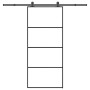 Puerta corredera con set herrajes vidrio ESG aluminio 90x205 cm von , Türen für zu Hause - Ref: Foro24-3332869, Preis: 246,53...