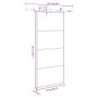 Puerta corredera con set herrajes vidrio ESG aluminio 90x205 cm von , Türen für zu Hause - Ref: Foro24-3332869, Preis: 246,53...