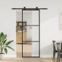 Puerta corredera con set herrajes vidrio ESG aluminio 76x205 cm von , Türen für zu Hause - Ref: Foro24-3332803, Preis: 197,01...