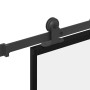 Puerta corredera con set herrajes vidrio ESG aluminio 76x205 cm von , Türen für zu Hause - Ref: Foro24-3332803, Preis: 197,01...