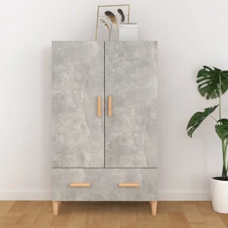 Aparador de madera contrachapada gris hormigón 70x31x115 cm de vidaXL, Aparadores - Ref: Foro24-812532, Precio: 83,74 €, Desc...
