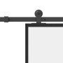 Puerta corredera con set herrajes vidrio ESG aluminio 76x205 cm von , Türen für zu Hause - Ref: Foro24-3332803, Preis: 197,01...