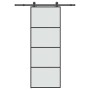 Puerta corredera con set herrajes vidrio ESG aluminio 76x205 cm von , Türen für zu Hause - Ref: Foro24-3332862, Preis: 201,45...