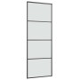 Puerta corredera con set herrajes vidrio ESG aluminio 76x205 cm von , Türen für zu Hause - Ref: Foro24-3332862, Preis: 201,45...