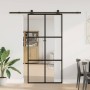 Puerta corredera con herrajes 102x205 cm ESG vidrio y aluminio von , Türen für zu Hause - Ref: Foro24-3332820, Preis: 284,65 ...