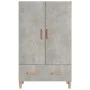 Aparador de madera contrachapada gris hormigón 70x31x115 cm de vidaXL, Aparadores - Ref: Foro24-812532, Precio: 83,74 €, Desc...
