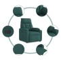 Sillón reclinable eléctrico tela verde oscuro | Foro24.es | Tu tienda online para hogar, jardín y más Foro24.es