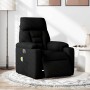 Sillón reclinable de masaje eléctrico tela negro by , Armchairs - Ref: Foro24-3303024, Price: 252,71 €, Discount: %